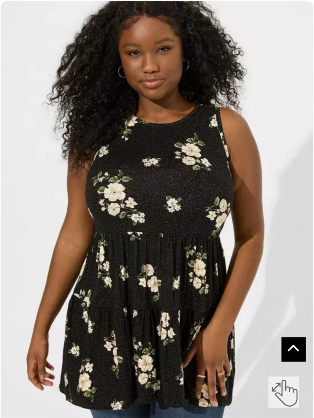 torrid Dark Gray Top with Black Trim
